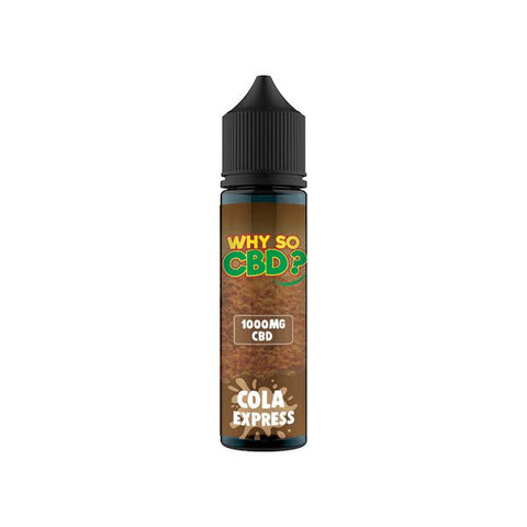 Why So CBD? 1000mg Full Spectrum CBD E-liquid 60ml - The Hemp Wellness Centre