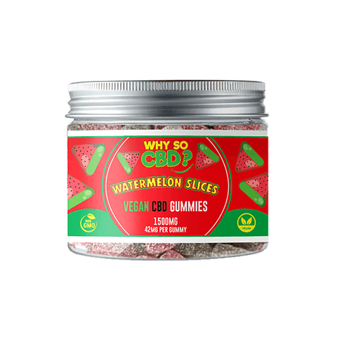 Why So CBD? 1500mg CBD Small Vegan Gummies - 11 Flavours - The Hemp Wellness Centre