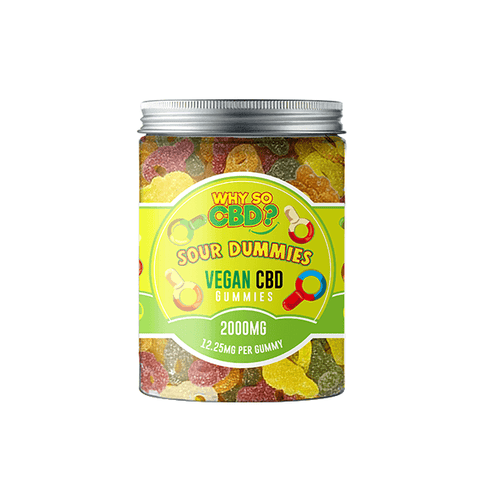 Why So CBD? 2000mg CBD Large Vegan Gummies - 11 Flavours - The Hemp Wellness Centre