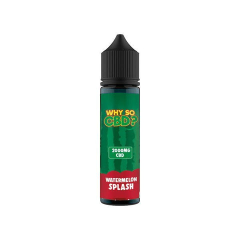 Why So CBD? 2000mg Full Spectrum CBD E-liquid 60ml - The Hemp Wellness Centre