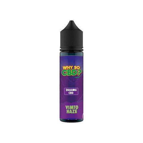 Why So CBD? 2000mg Full Spectrum CBD E-liquid 60ml - The Hemp Wellness Centre