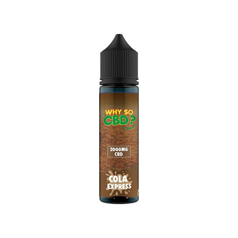 Why So CBD? 2000mg Full Spectrum CBD E-liquid 60ml - The Hemp Wellness Centre