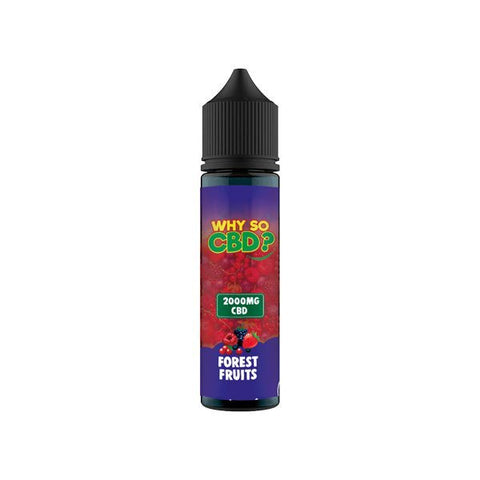 Why So CBD? 2000mg Full Spectrum CBD E-liquid 60ml - The Hemp Wellness Centre