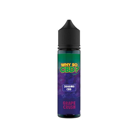 Why So CBD? 2000mg Full Spectrum CBD E-liquid 60ml - The Hemp Wellness Centre