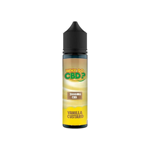 Why So CBD? 2000mg Full Spectrum CBD E-liquid 60ml - The Hemp Wellness Centre
