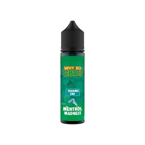 Why So CBD? 2000mg Full Spectrum CBD E-liquid 60ml - The Hemp Wellness Centre