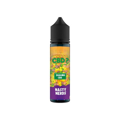 Why So CBD? 2000mg Full Spectrum CBD E-liquid 60ml - The Hemp Wellness Centre