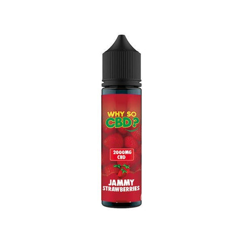 Why So CBD? 2000mg Full Spectrum CBD E-liquid 60ml - The Hemp Wellness Centre