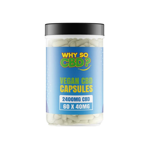 Why So CBD? 2400mg CBD Vegan Capsules - 60 Caps - The Hemp Wellness Centre