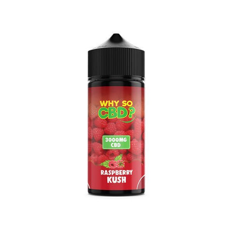 Why So CBD? 3000mg Full Spectrum CBD E-liquid 120ml - The Hemp Wellness Centre