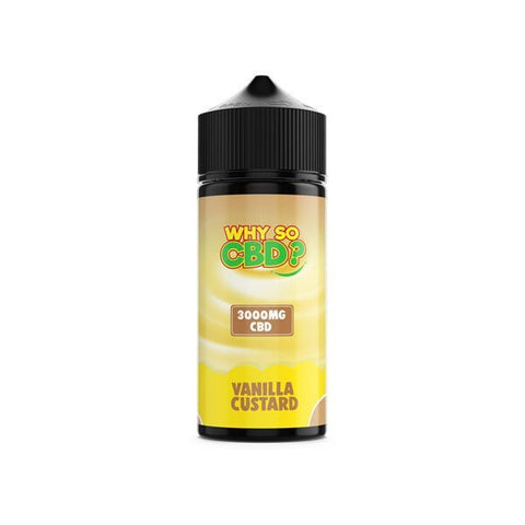 Why So CBD? 3000mg Full Spectrum CBD E-liquid 120ml - The Hemp Wellness Centre