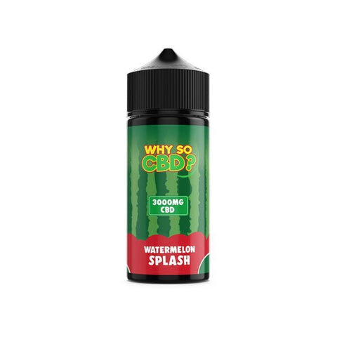Why So CBD? 3000mg Full Spectrum CBD E-liquid 120ml - The Hemp Wellness Centre