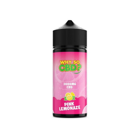 Why So CBD? 3000mg Full Spectrum CBD E-liquid 120ml - The Hemp Wellness Centre