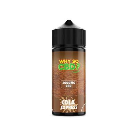Why So CBD? 3000mg Full Spectrum CBD E-liquid 120ml - The Hemp Wellness Centre
