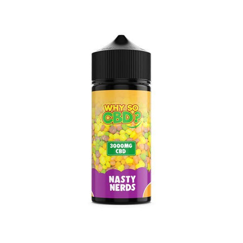 Why So CBD? 3000mg Full Spectrum CBD E-liquid 120ml - The Hemp Wellness Centre