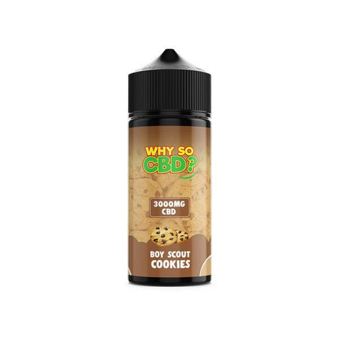 Why So CBD? 3000mg Full Spectrum CBD E-liquid 120ml - The Hemp Wellness Centre