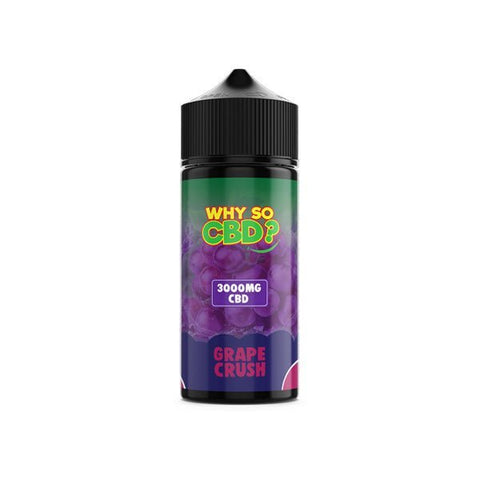 Why So CBD? 3000mg Full Spectrum CBD E-liquid 120ml - The Hemp Wellness Centre