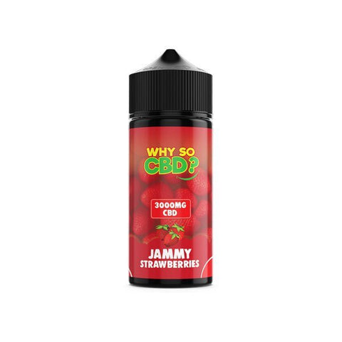 Why So CBD? 3000mg Full Spectrum CBD E-liquid 120ml - The Hemp Wellness Centre