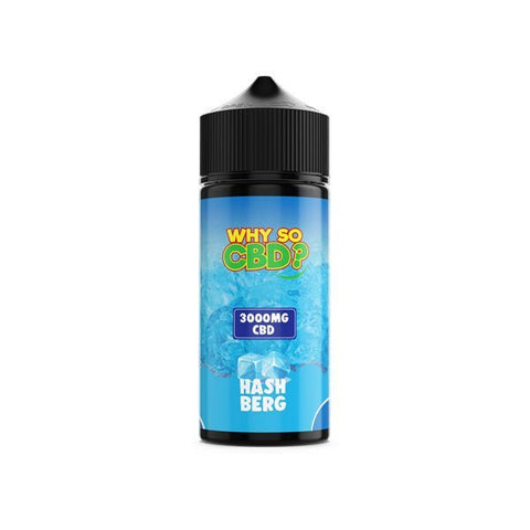 Why So CBD? 3000mg Full Spectrum CBD E-liquid 120ml - The Hemp Wellness Centre