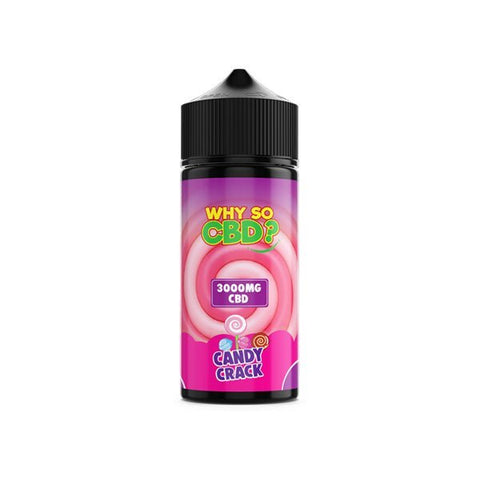 Why So CBD? 3000mg Full Spectrum CBD E-liquid 120ml - The Hemp Wellness Centre