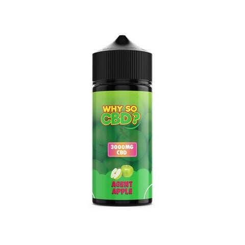 Why So CBD? 3000mg Full Spectrum CBD E-liquid 120ml - The Hemp Wellness Centre