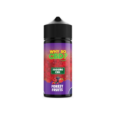 Why So CBD? 3000mg Full Spectrum CBD E-liquid 120ml - The Hemp Wellness Centre