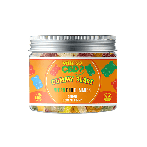 Why So CBD? 500mg CBD Small Vegan Gummies - 11 Flavours - The Hemp Wellness Centre