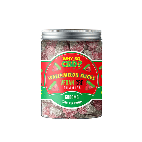 Why So CBD? 6000mg CBD Large Vegan Gummies - 11 Flavours - The Hemp Wellness Centre