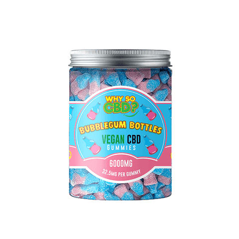 Why So CBD? 6000mg CBD Large Vegan Gummies - 11 Flavours - The Hemp Wellness Centre