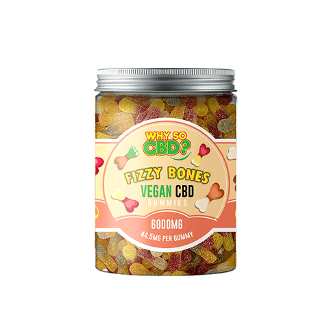 Why So CBD? 6000mg CBD Large Vegan Gummies - 11 Flavours - The Hemp Wellness Centre