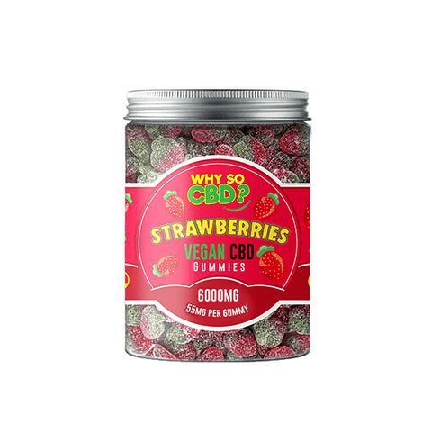 Why So CBD? 6000mg CBD Large Vegan Gummies - 11 Flavours - The Hemp Wellness Centre