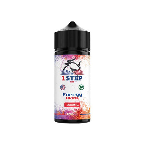 1 Step CBD 2000mg CBD E - liquid 120ml - THWC Ltd