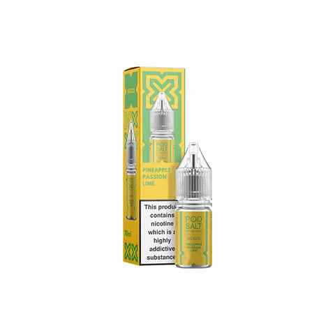 10mg Pod Salt Nexus 10ml Nic Salt (50VG/50PG) - THWC Ltd