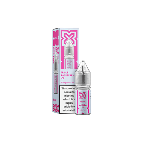 10mg Pod Salt Nexus 10ml Nic Salt (50VG/50PG) - THWC Ltd