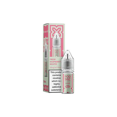 10mg Pod Salt Nexus 10ml Nic Salt (50VG/50PG) - THWC Ltd
