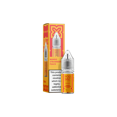 10mg Pod Salt Nexus 10ml Nic Salt (50VG/50PG) - THWC Ltd