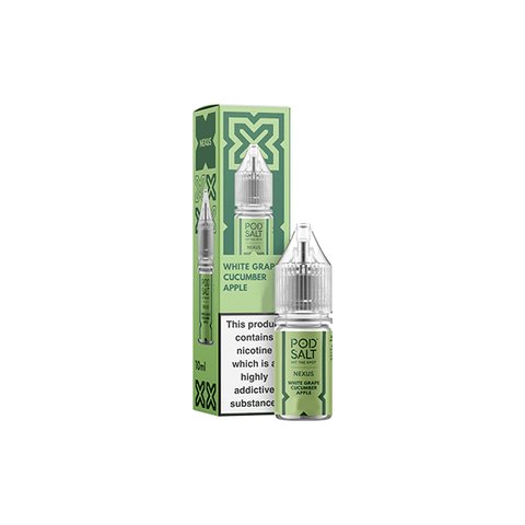 10mg Pod Salt Nexus 10ml Nic Salt (50VG/50PG) - THWC Ltd