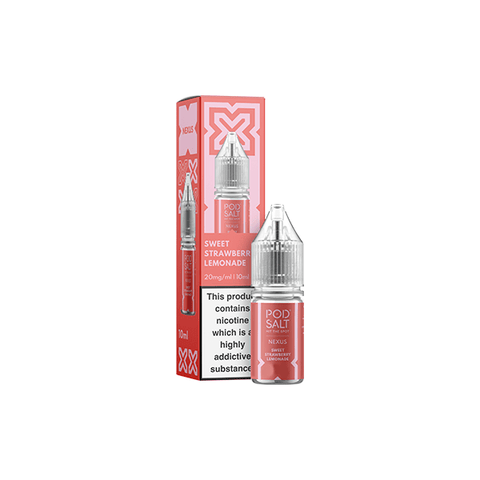 10mg Pod Salt Nexus 10ml Nic Salt (50VG/50PG) - THWC Ltd