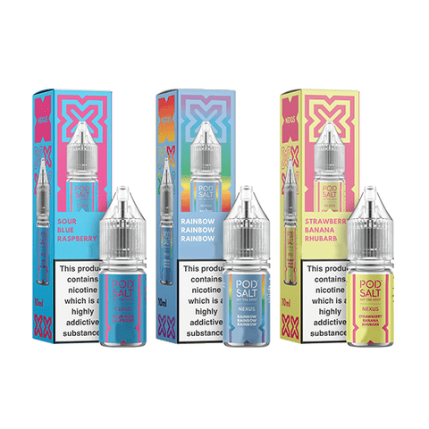 10mg Pod Salt Nexus 10ml Nic Salt (50VG/50PG) - THWC Ltd