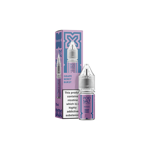 10mg Pod Salt Nexus 10ml Nic Salt (50VG/50PG) - THWC Ltd