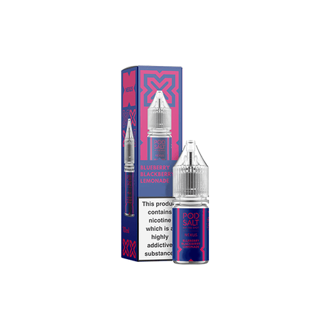 10mg Pod Salt Nexus 10ml Nic Salt (50VG/50PG) - THWC Ltd