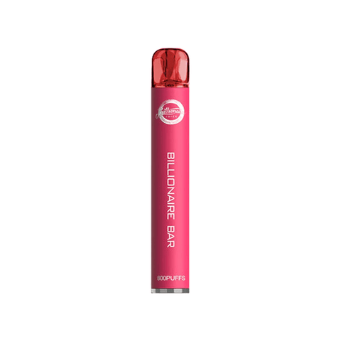 20mg Billionaire Bar 800 Disposable Vape Device 800 Puffs - THWC Ltd