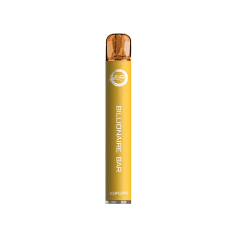20mg Billionaire Bar 800 Disposable Vape Device 800 Puffs - THWC Ltd