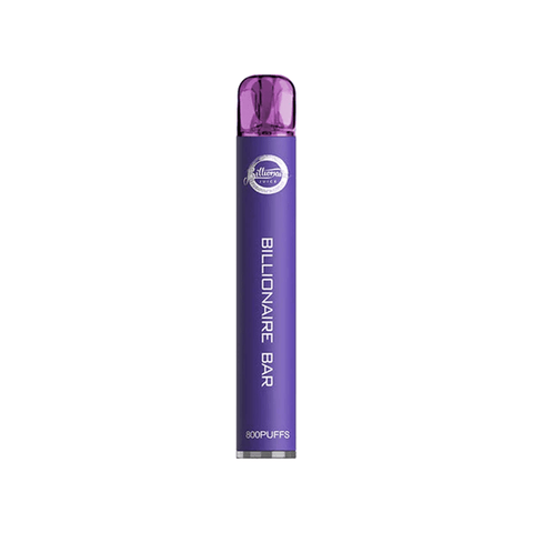 20mg Billionaire Bar 800 Disposable Vape Device 800 Puffs - THWC Ltd