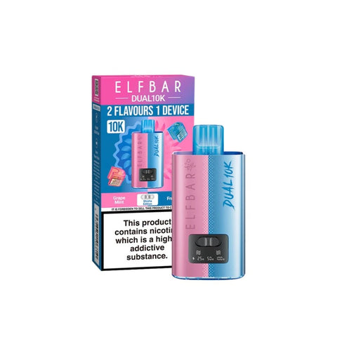 20mg Elf Bar Dual 10K Pod Vape Kit - THWC Ltd
