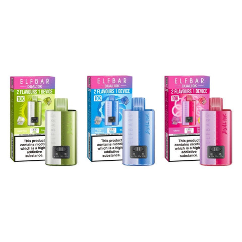 20mg Elf Bar Dual 10K Pod Vape Kit - THWC Ltd