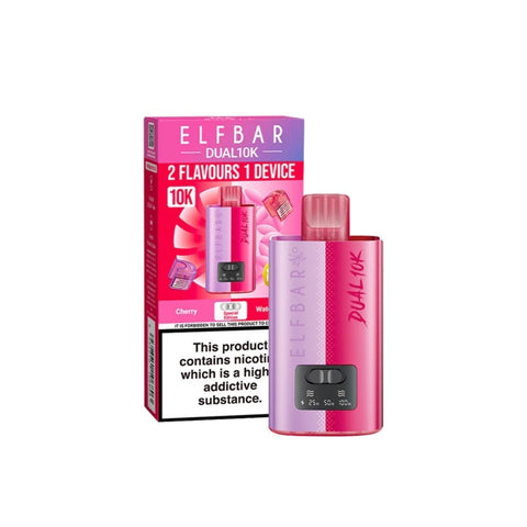 20mg Elf Bar Dual 10K Pod Vape Kit - THWC Ltd