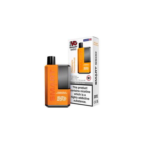 20mg I VG Smart 5500 Disposable Rechargeable Vape Kit 5500 Puffs - THWC Ltd