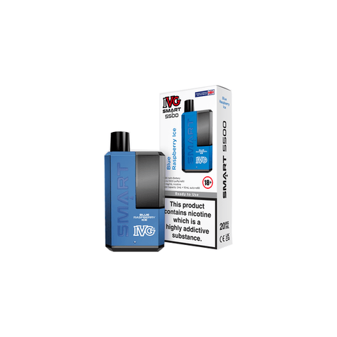 20mg I VG Smart 5500 Disposable Rechargeable Vape Kit 5500 Puffs - THWC Ltd