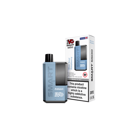 20mg I VG Smart 5500 Disposable Rechargeable Vape Kit 5500 Puffs - THWC Ltd